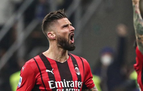 Fulu fulugai Giroud jehi 2 goal aaeku AC Milan in derby kaamiyaabu koffi
