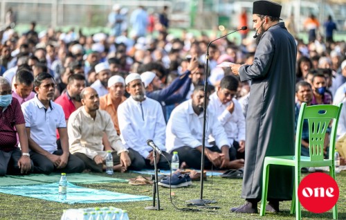 Male' ge 7 sarahahdheggai Eid namaadhu bodu jamaa athugai onnaane