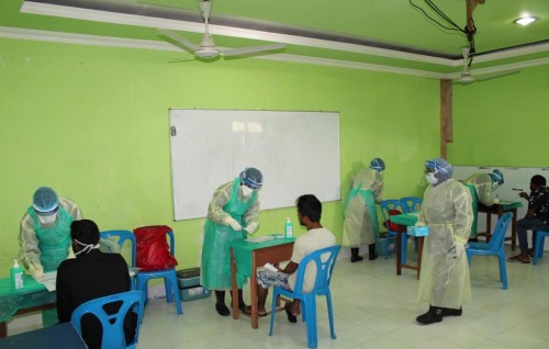 Asseyri jalugai Covidge 75 active case, male' jalugai 111 active case
