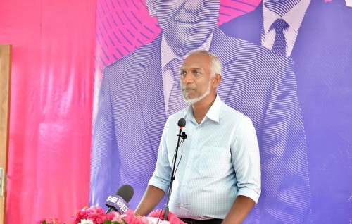 Rayyithun ummeedhu kuraa gothah Bilehfahi ge airport ninmai dheynan: Muizzu