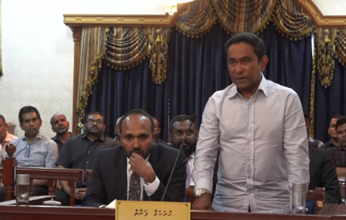 Dhaulathun amalukuraa gothun alhuganduge nafsaanee massalaeh ulheneebaaey hitha araa: Yaameen
