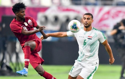 Gulf ge arabi gaumuthakuge football mubaaraathuge final ah Iraq aai Oman