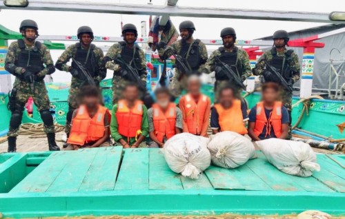 13 men involved in 70kg drug bust remanded