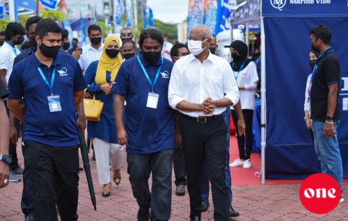 Raees Solih, Marine Expo ah ziyaaraiy kurahvaifi