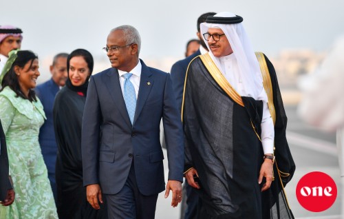 Photo: Raees ge dhekanbalun Bahrain ah vadaigathun