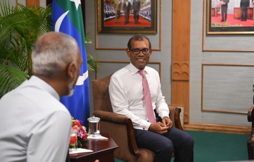 Hukumah fahu Nasheed: Muizzu huvaa kurumuge jalsa huttuvan MDP in reyvi reyvun fail vejje