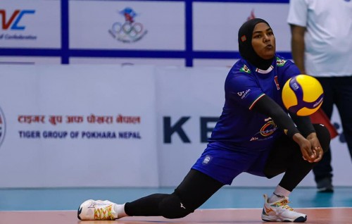 CAVA women's nations league: Raajjein Iran kairin rangalhu vaadhaeh