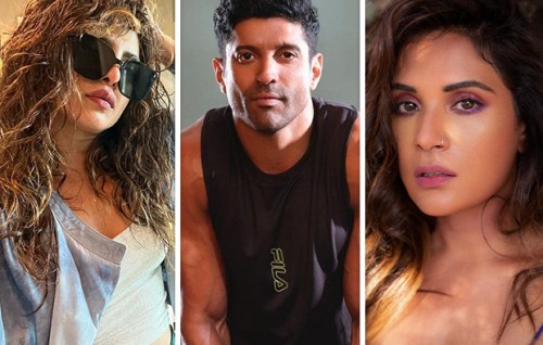 Priyanka Chopra, Farhan Akhtar, Ridha Chadhaa adhi ehenihen mash-hooru faraaiththakun sentu ishthihaarakah faadu kiyaifi