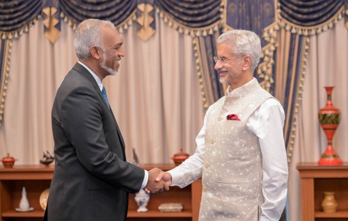 Raajje in kee hoonu maruhabaa ah Jaishankar ge shukuru, gulhun ithurah badhahi kurumugai dhemi hunnaanan