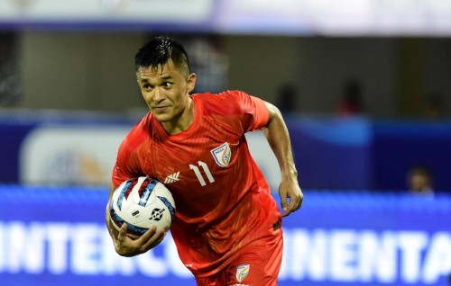 Intercontinental cup: Chhetri ge goal in India final ah, ufaa faalhu kuramun dhinee messega eh!