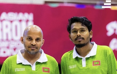 Asian Carrom Championship: Nazim aai Azmeen ge doubles pair ah rihi medal