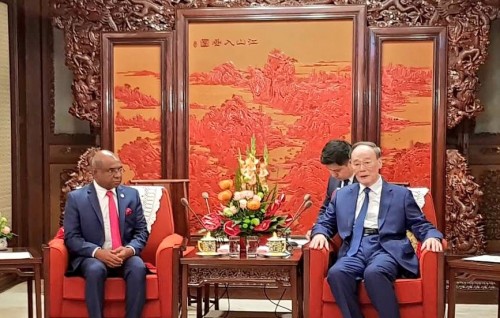 Foreign Minister meets the Vice President of China