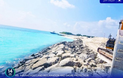 54 percent of Ihavandhoo land reclamation completed