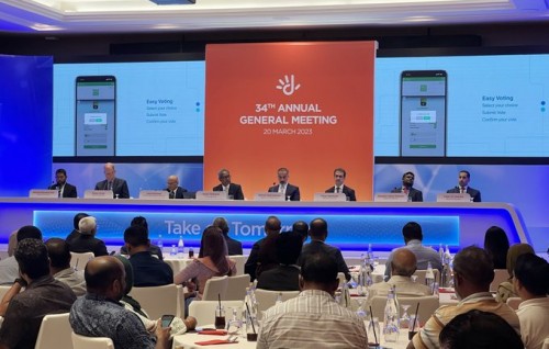 Dhiraagu ge hissaa akah 7.33 rufiyaa bahan ninmaifi