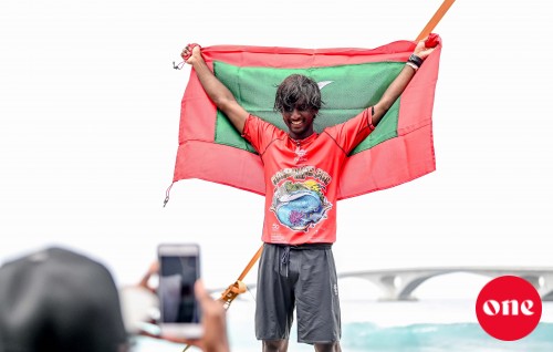 ONE Photo: Dhivehi athlete Aamin thaareehee kaamiyaabeh hoadhun
