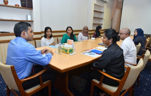 Vice President meets with the senior officials of Maldivian Red Crescent