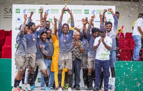 Tekkers resort cup: K. Atoll dhekunu bithuge champion kan Ozen-life Maadhoo ah