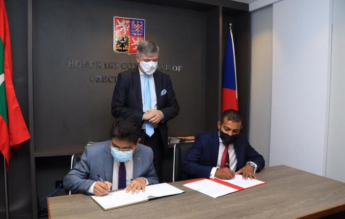 Czech Republic ge consulate eh Raajjey gai hulhuvaifi