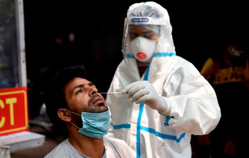 India reports biggest daily jump in COVID-19 infections this year