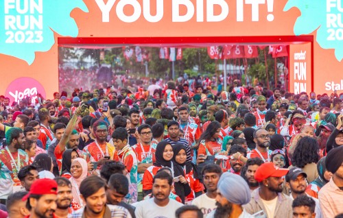 Ooredoo fun run December 20 gai, registry vumah hulhuvaalaifi