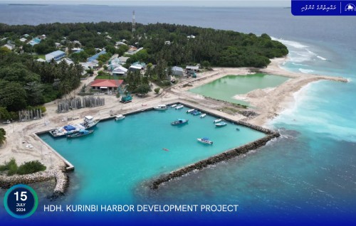 Quay wall blocks delivered to HDh. Kurinbi Harbour Development Project site: MTCC