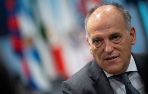 Barcelona in La Liga raees Tebas ge isthiufaa ah govaalaifi