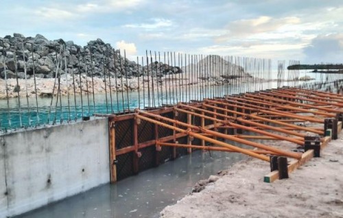 Nellaidhoo harbor development well underway