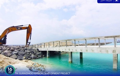 MTCC Projects: Th. Guraidhoo Bandharuge Walk-Way Bridge ge masakkai nimijje