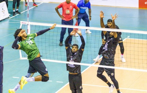 Volleyball championship ge final gai HDC aa dhekolhah nukunnaanee Sifain
