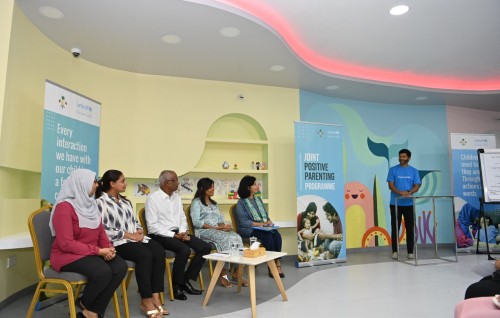 Joint positive parenting program ifthithaahu kurumuge rasmiyyaathu gai Raees baiverive vadaigenfi