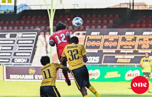 One Photo: Gold Cup 2024 gai Eydhafuttaai Dhiddhoo bahddhalukuri match