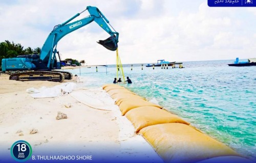 70 percent of Thulhaadhoo Shore Protection Project completed