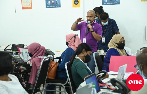 #OnePhoto : Election in inthihaabah thayyaaruvun