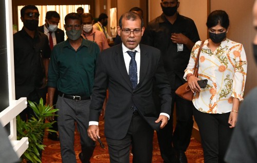 President Nasheed returns back to the Maldives