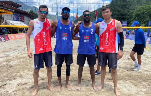 CAVA Beach volleyball challenge cup gai raajjeyge pair thakun feshun rangalhu koffi