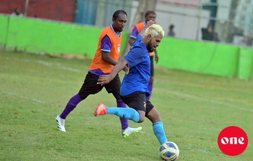 Shimaaz ge 4 goal in champion Hulhumale Veterans ah bodu molheh