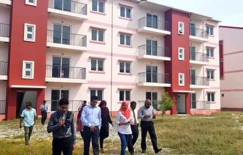 Housing Minister inspects units in Addu