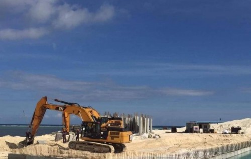 50 percent of Fehendhoo harbor project completed