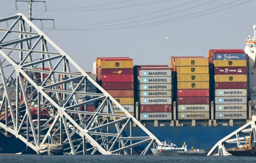 'Daunting task': Cranes arrive to clear Baltimore bridge debris