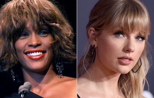 Taylor Swift tops Whitney Houston's record for most weeks at No. 1 on the Billboard 200 chart