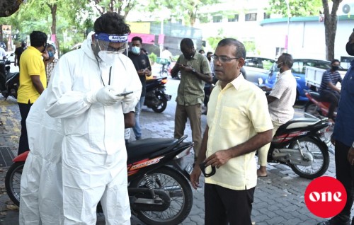 ID card number handhumafulhu neikamah vidhaalhuve Raees Nasheed Covid test hadhan sample eh nudhehvvi