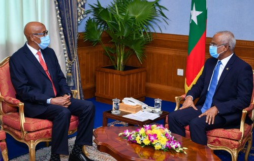 UNICEF Resident Representative Pays Farewell Call on President Solih