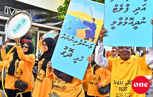 One photo: MDP Majilis campaign ninman beyvvi parade