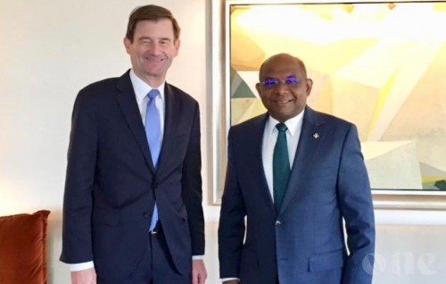 Foreign Minister discusses counter-terrorism and Maldivian democracy US