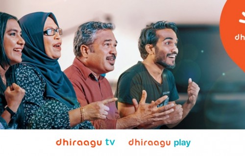 Dhiraagu TV aai Dhiraagu Play in Euro ge match thah beleyne