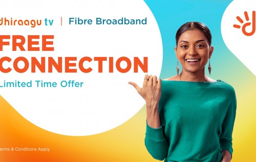 Dhiraagu Fiber broadbandaai TV ge hidhumaiy hiley gulhaidhey promotion