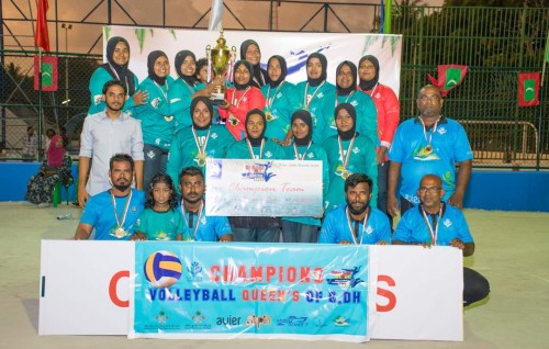 Adh. Atoll volley mubaaraathuge firihen champion kan Vaadhoo ah, anhen champion kan Fiyoaree ah