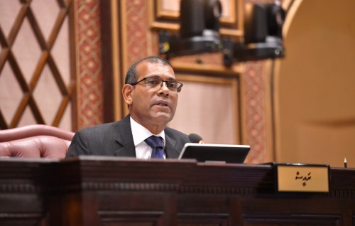 Ameenee magun gas negun huttuvumah Raees Nasheed hushahelhuvvi massalaige aduehumeh maadhamaa baavvanee