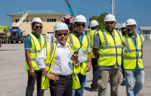 Hithadhoo Regional Port gai haassa drill eh