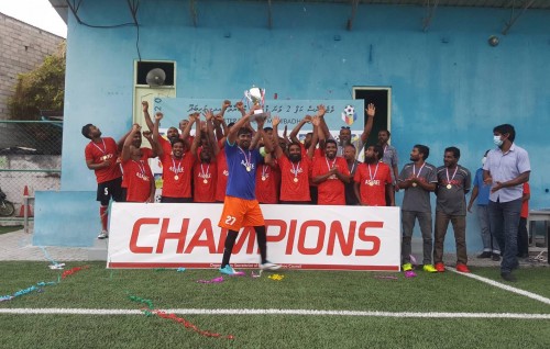 Mahibadhoo veterans football mubaaraathuge champion team akah mifaharu ves The Joali